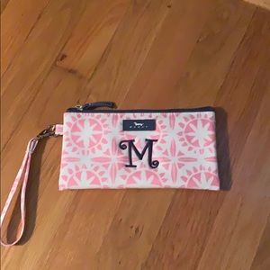 Never used Scout wristlet with M initial